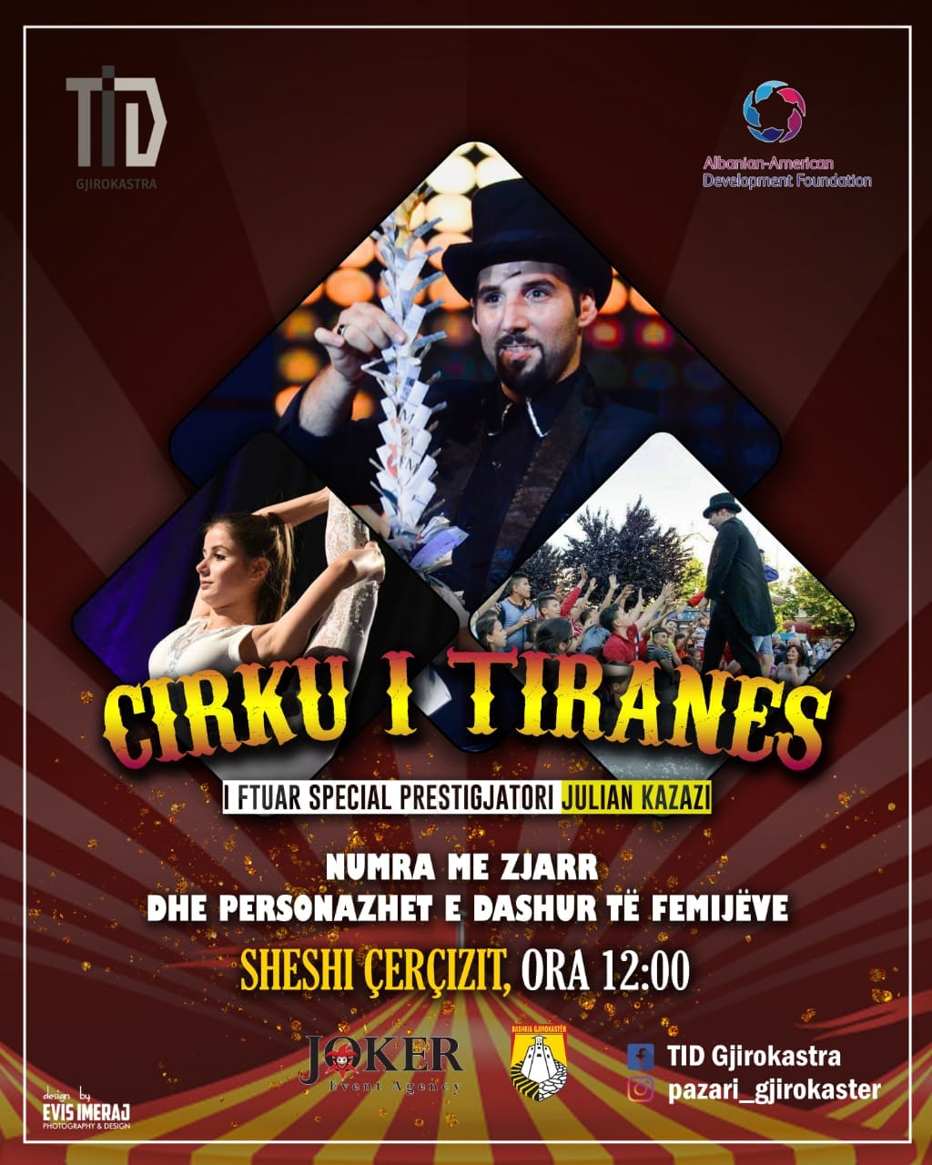 Atmosferën e festave në Gjirokastër e zbukurojnë artistët 🤹👯e Cirkut të Tiranës
